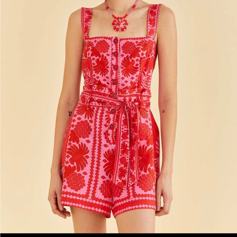 Red Jungle Scarf Romper
Color: JUNGLE SCARF RED